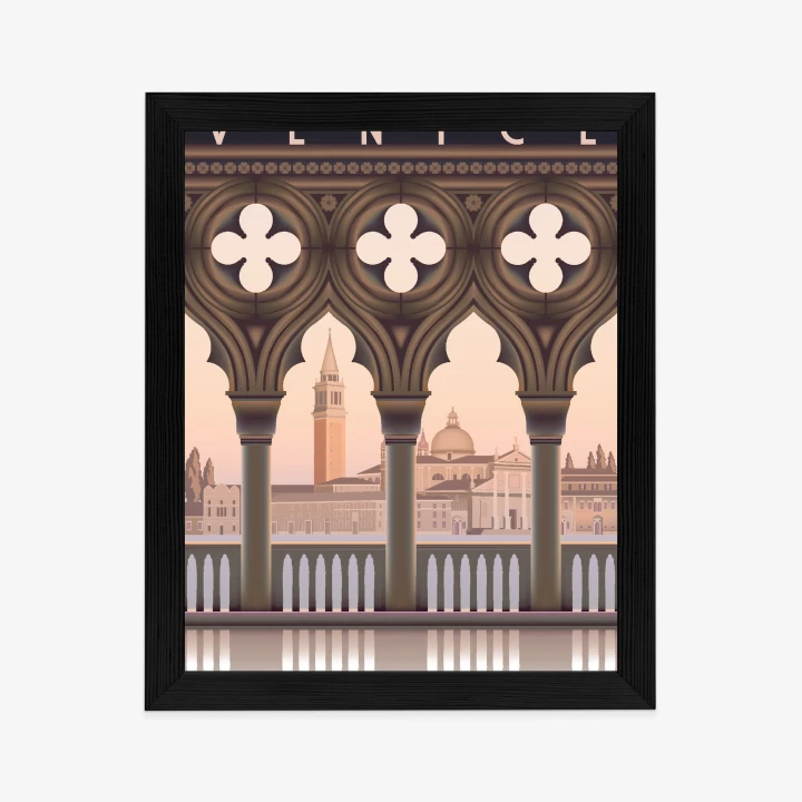 Plakat Wczesny Poranek W Wenecji