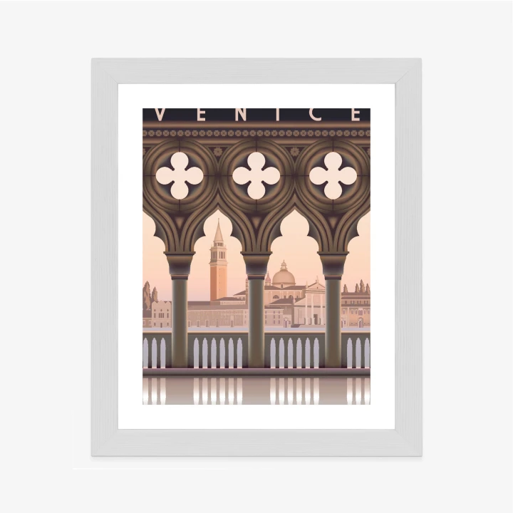 Plakat Wczesny Poranek W Wenecji