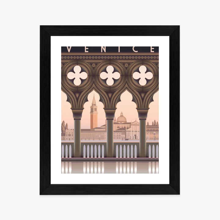 Plakat Wczesny Poranek W Wenecji