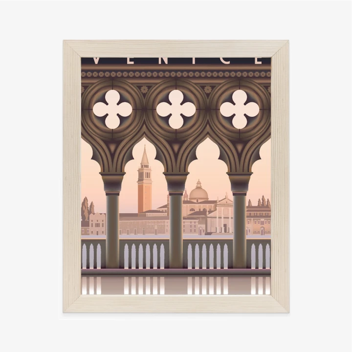 Plakat Wczesny Poranek W Wenecji