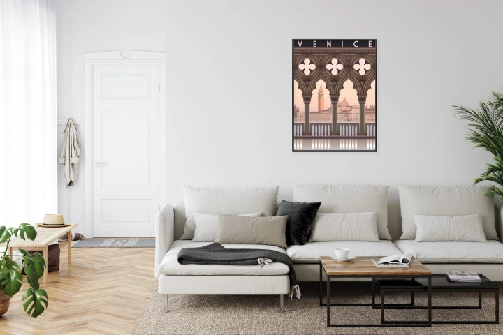 Plakat Wczesny Poranek W Wenecji