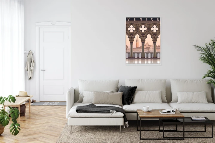 Plakat Wczesny Poranek W Wenecji