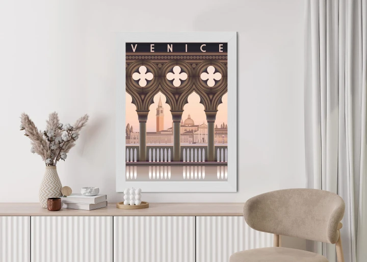 Plakat Wczesny Poranek W Wenecji