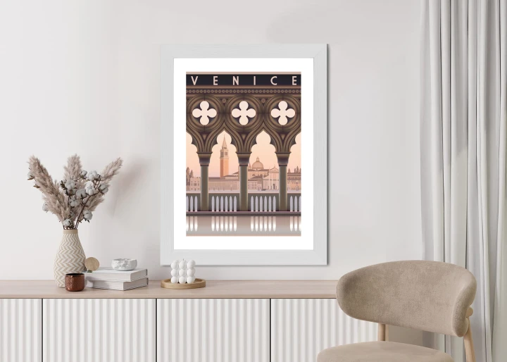 Plakat Wczesny Poranek W Wenecji