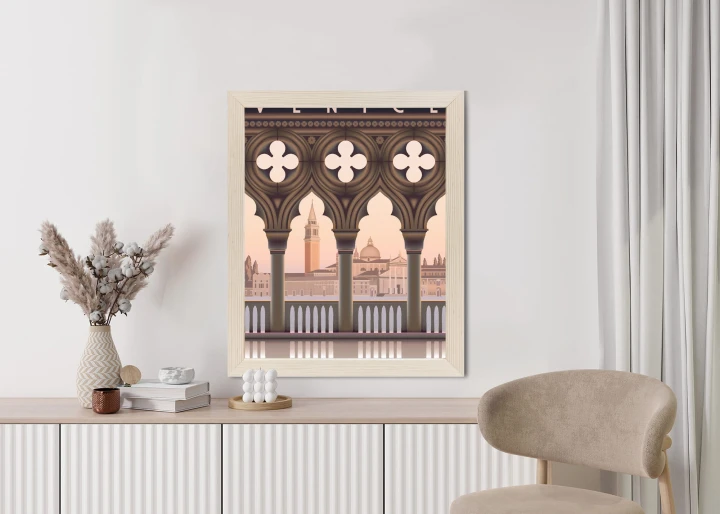 Plakat Wczesny Poranek W Wenecji