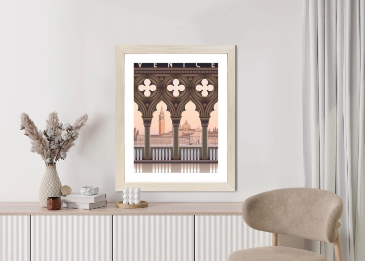 Plakat Wczesny Poranek W Wenecji