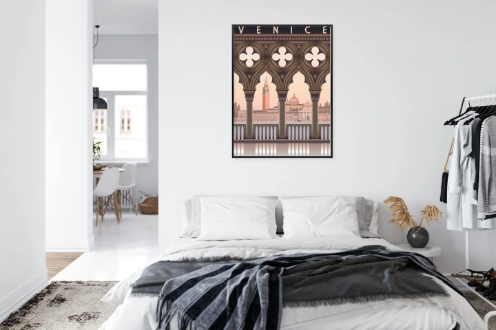 Plakat Wczesny Poranek W Wenecji