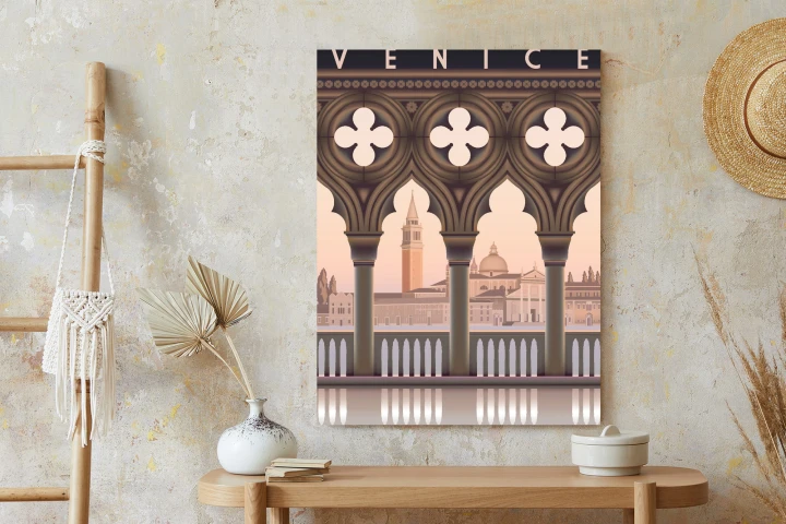 Plakat Wczesny Poranek W Wenecji