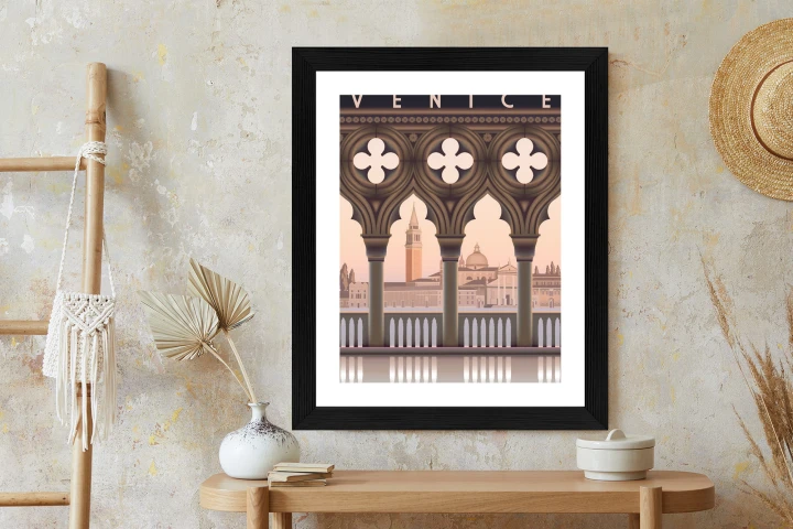 Plakat Wczesny Poranek W Wenecji