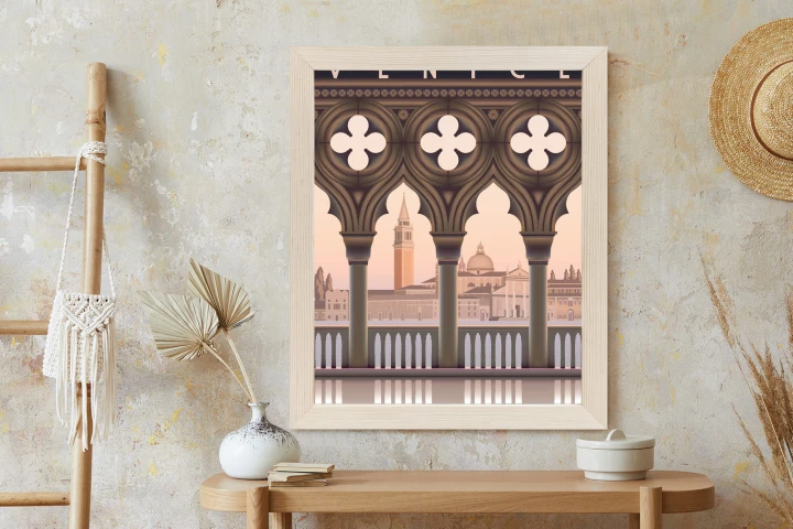 Plakat Wczesny Poranek W Wenecji