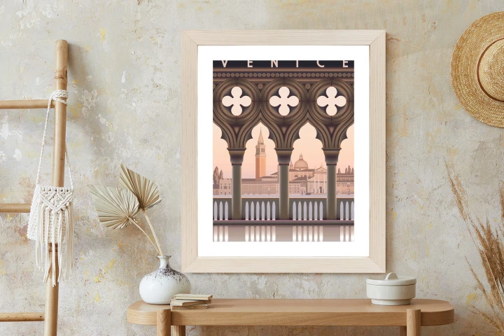 Plakat Wczesny Poranek W Wenecji