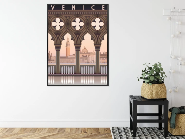 Plakat Wczesny Poranek W Wenecji