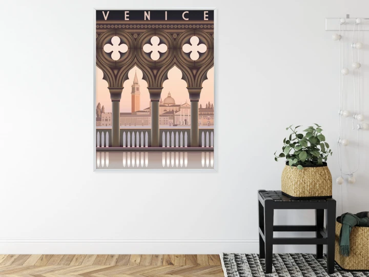 Plakat Wczesny Poranek W Wenecji