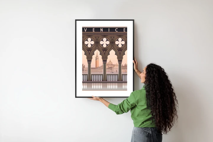 Plakat Wczesny Poranek W Wenecji