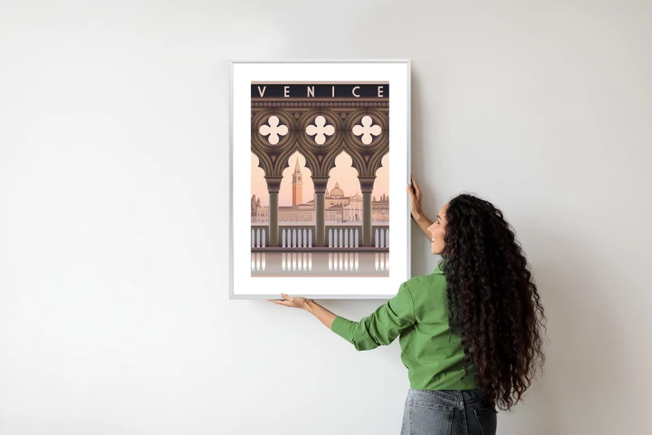 Plakat Wczesny Poranek W Wenecji