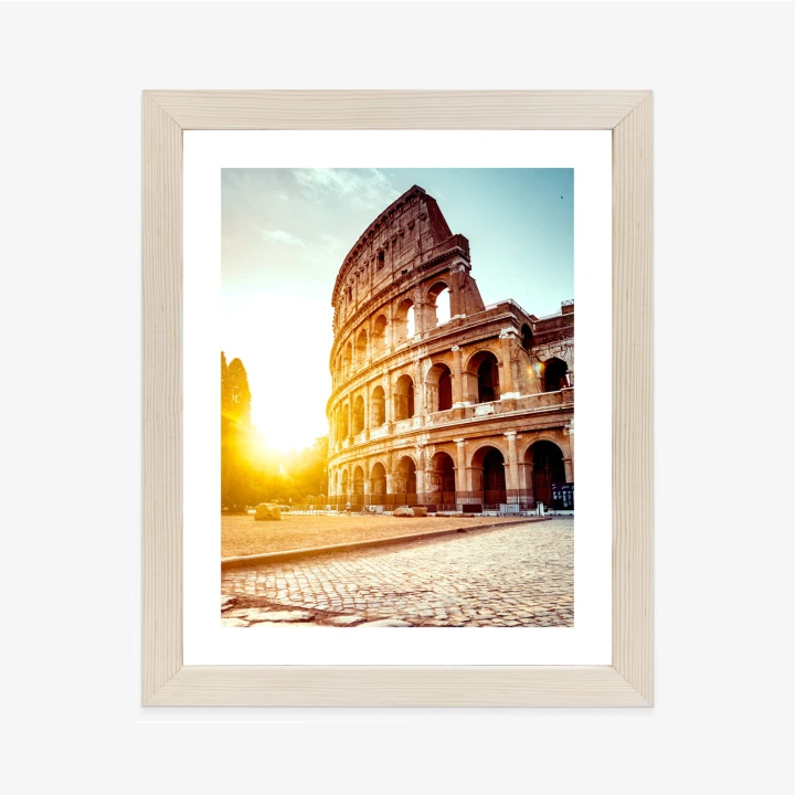 Plakat Starożytne Koloseum O Zachodzie Słońca