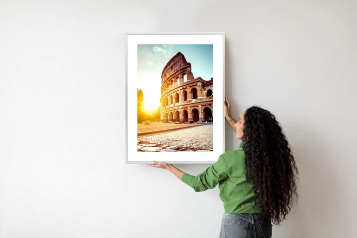 Plakat Starożytne Koloseum O Zachodzie Słońca