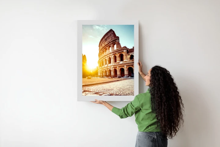 Plakat Starożytne Koloseum O Zachodzie Słońca