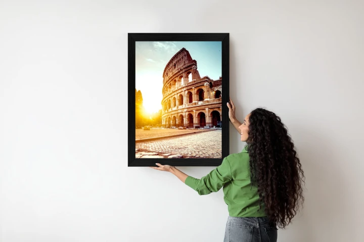 Plakat Starożytne Koloseum O Zachodzie Słońca