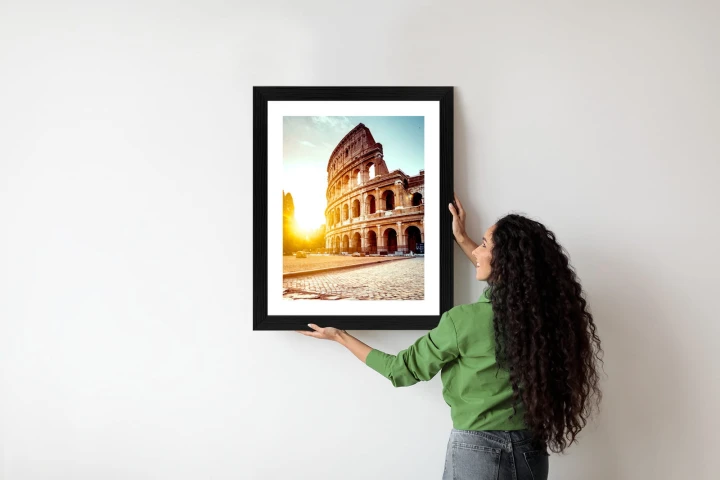 Plakat Starożytne Koloseum O Zachodzie Słońca