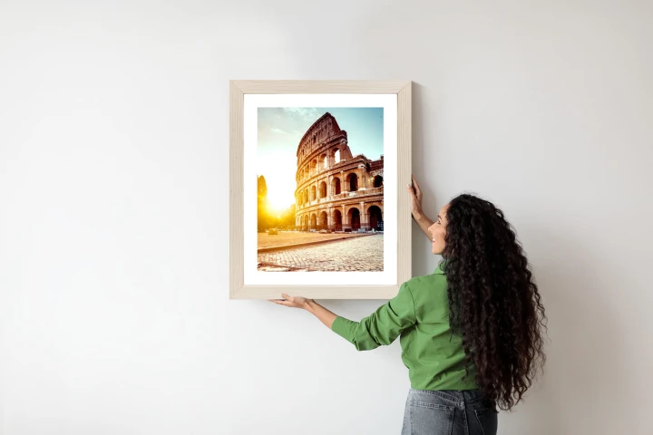 Plakat Starożytne Koloseum O Zachodzie Słońca