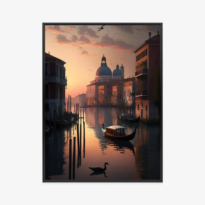 Plakat Zachód Słońca W Wenecji