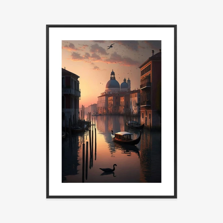 Plakat Zachód Słońca W Wenecji