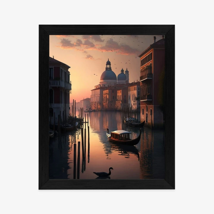 Plakat Zachód Słońca W Wenecji