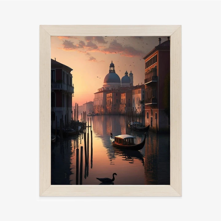 Plakat Zachód Słońca W Wenecji