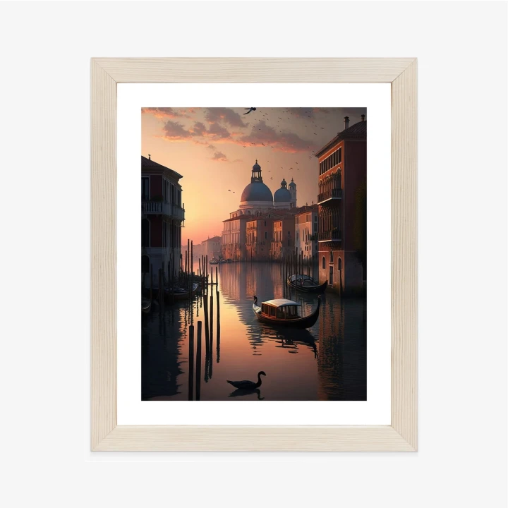 Plakat Zachód Słońca W Wenecji