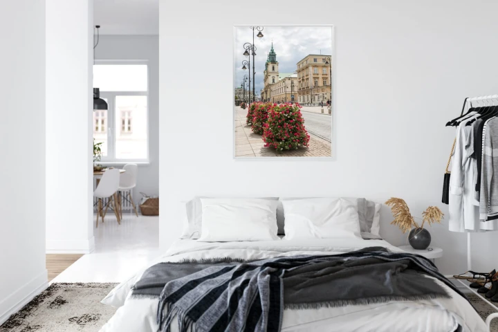 Plakat Kościół Świętego Krzyża W Dzielnicy Śródmieście W Warszawie