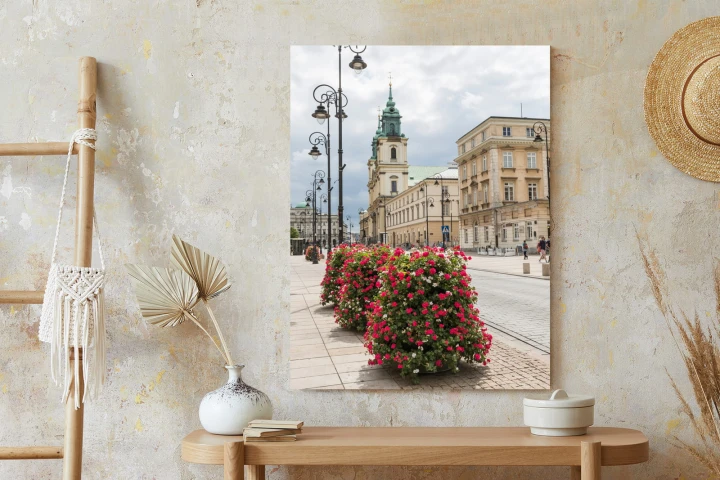 Plakat Kościół Świętego Krzyża W Dzielnicy Śródmieście W Warszawie