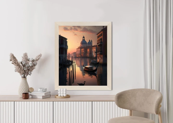 Plakat Zachód Słońca W Wenecji