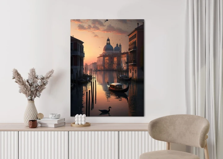 Plakat Zachód Słońca W Wenecji