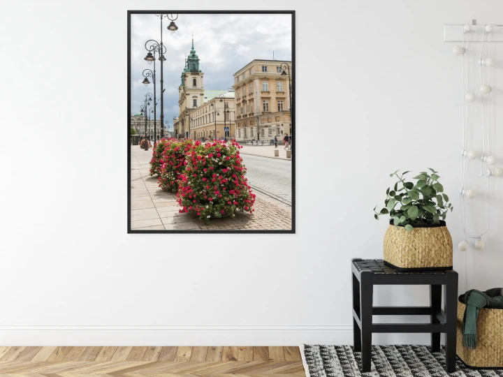 Plakat Kościół Świętego Krzyża W Dzielnicy Śródmieście W Warszawie