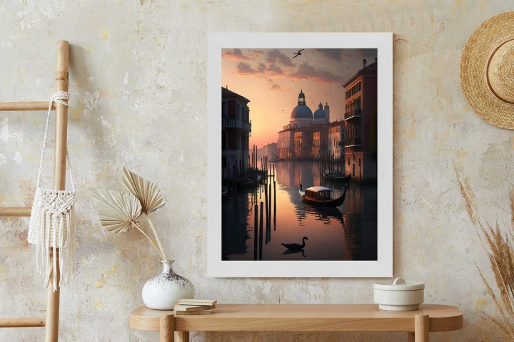 Plakat Zachód Słońca W Wenecji