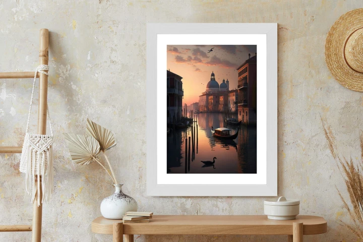 Plakat Zachód Słońca W Wenecji