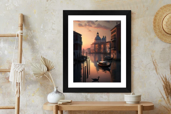 Plakat Zachód Słońca W Wenecji