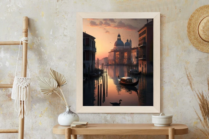 Plakat Zachód Słońca W Wenecji