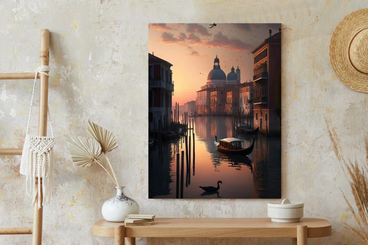 Plakat Zachód Słońca W Wenecji