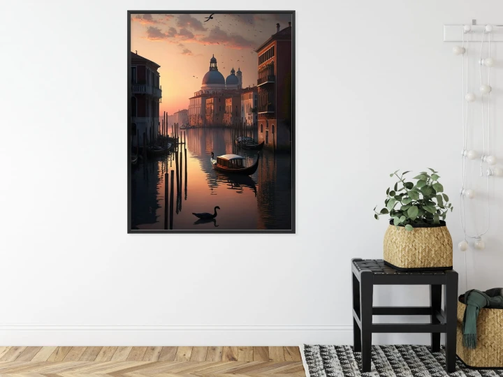 Plakat Zachód Słońca W Wenecji