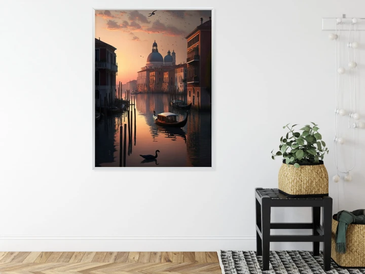 Plakat Zachód Słońca W Wenecji
