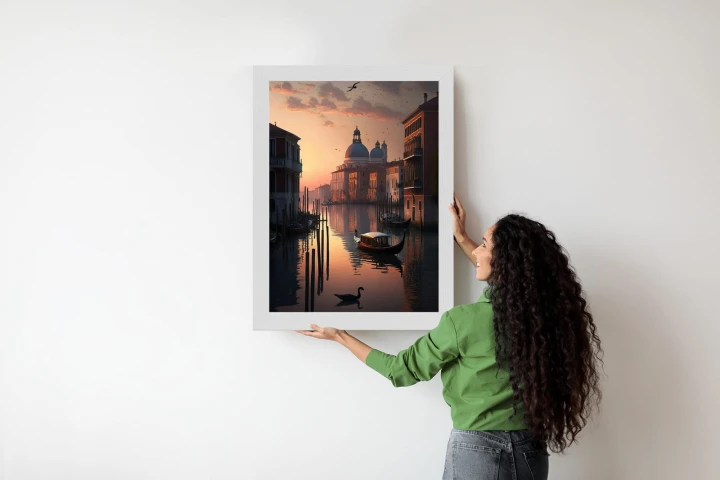 Plakat Zachód Słońca W Wenecji