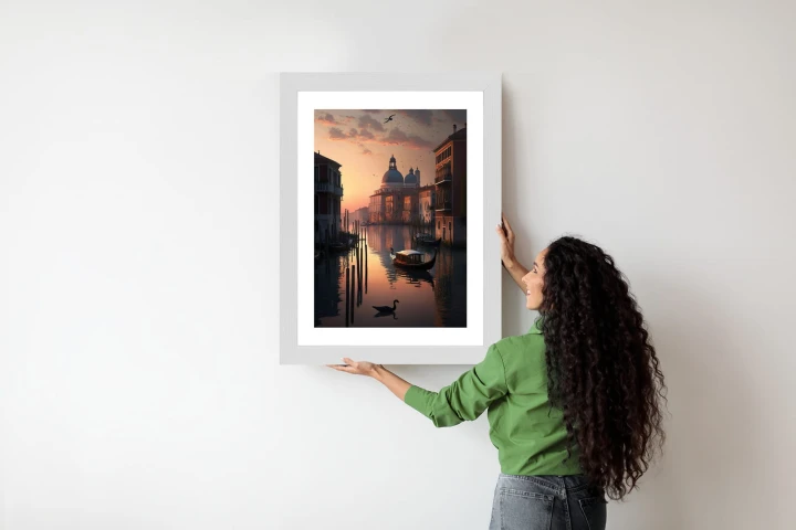 Plakat Zachód Słońca W Wenecji