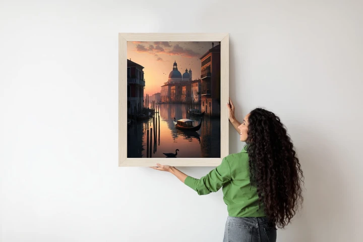 Plakat Zachód Słońca W Wenecji