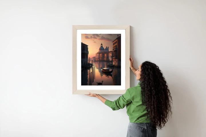 Plakat Zachód Słońca W Wenecji