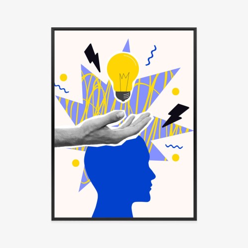 Plakat Piorunujący Pomysł W Stylu Pop-Art