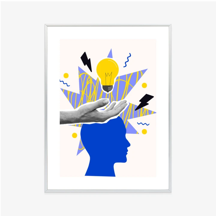 Plakat Piorunujący Pomysł W Stylu Pop-Art