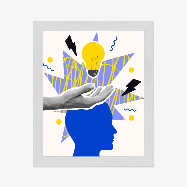 Plakat Piorunujący Pomysł W Stylu Pop-Art