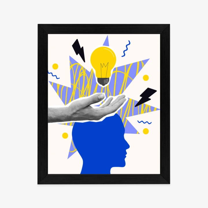 Plakat Piorunujący Pomysł W Stylu Pop-Art